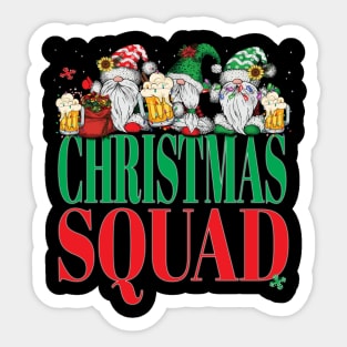 Christmas Squad Friend Family Group Matching Christmas Party Sticker